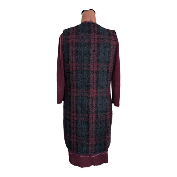 Anthropologie Sanctuary plaid vest size S removable collar - Picture 12 of 16